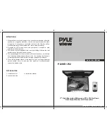 Preview for 1 page of Pyle PLVWR1752 Manual