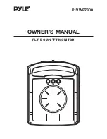 Preview for 1 page of Pyle PLVWR7800 Owner'S Manual