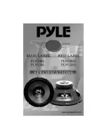 Pyle PLW10BL Specifications предпросмотр