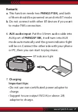 Preview for 7 page of Pyle PMNGSP1BK User Manual