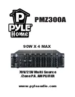 Pyle PMZ300A Owner'S Manual preview