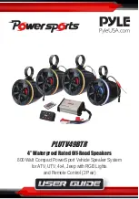 Pyle PowerSport PLUTV49BTR User Manual preview