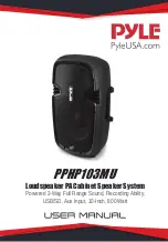 Pyle PPHP103MU User Manual preview