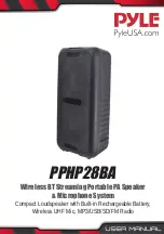 Предварительный просмотр 1 страницы Pyle PPHP28BA User Manual