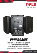 Предварительный просмотр 1 страницы Pyle PPHP898MX Manual