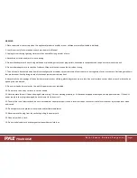 Предварительный просмотр 4 страницы Pyle prjand820 User Manual