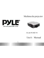 Предварительный просмотр 1 страницы Pyle PRJHD198 User Manual