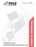 Preview for 1 page of Pyle PSBVWF300 User Manual