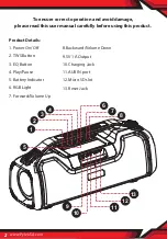 Preview for 2 page of Pyle PSBWP4 User Manual