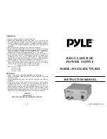 Preview for 1 page of Pyle PSL32X Instruction Manual