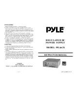 Pyle PSL462X Instruction Manual preview