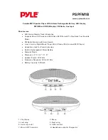 Предварительный просмотр 1 страницы Pyle PSPFM1B Quick Manual