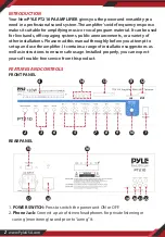 Предварительный просмотр 2 страницы Pyle PT210 User Manual