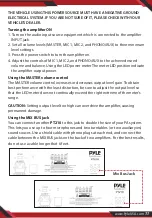 Предварительный просмотр 11 страницы Pyle PT210 User Manual