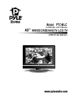 Pyle PTC40LC Operating Manual preview