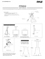 Pyle PTPAD10 Manual preview