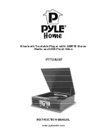 Pyle PTT25UBT Instruction Manual preview