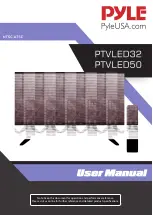 Preview for 1 page of Pyle PTVLED32 User Manual