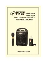 Pyle PWMA 100 User Manual preview