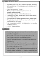 Preview for 2 page of Pyle PWMA120 Operating Instructions Manual