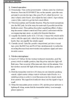 Preview for 6 page of Pyle PWMA120 Operating Instructions Manual