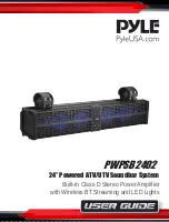 Pyle PWPSB2402 User Manual preview