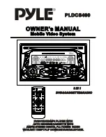 Pyle PYLE PLDCS400 Owner'S Manual preview