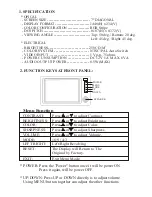 Preview for 2 page of Pyle PYLE View Series PLVSMN7 Specifications