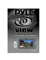 Pyle PYLE View Series PLVSR7IR Manual preview