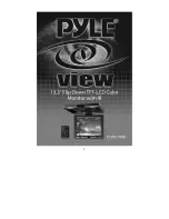 Preview for 1 page of Pyle PYLE View Series PLVW1345R User Manual