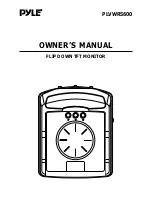 Preview for 1 page of Pyle PYLE View Series PLVWR5600 Owner'S Manual