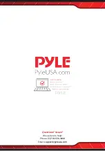 Предварительный просмотр 10 страницы Pyle PYWM78 User Manual