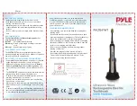 Preview for 2 page of Pyle Ultrasonic Wave PHLTB41WT User Manual