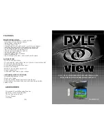 Preview for 1 page of Pyle View PLRTD155 Manual