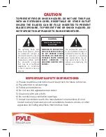 Preview for 2 page of Pyle VINTAGE PLTT21BT Instruction Manual