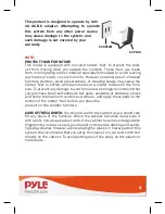 Preview for 4 page of Pyle VINTAGE PLTT21BT Instruction Manual