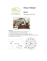 Предварительный просмотр 1 страницы Pyle Vintage PRT35I Owner'S Manual