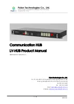 Pylon Technologies LV-Hub Series Product Manual предпросмотр