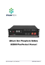 Pylontech US3000B Plus Product Manual предпросмотр