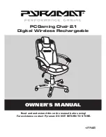 Pyramat PC Gaming Chair 2.1 Owner'S Manual preview