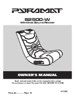 Pyramat S2500-W Owner'S Manual preview