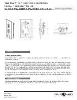 Предварительный просмотр 4 страницы Pyramid Time Systems TIMETRAX SYNC CTPLATEBUZ Instructions