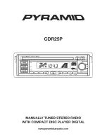 Preview for 1 page of Pyramid CDR25P User Manual