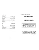 Preview for 1 page of Pyramid CDR27DX Owner'S Manual