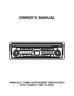 Pyramid CDR35FD Owner'S Manual предпросмотр