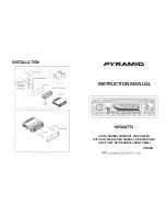 Pyramid CDR49DX Instruction Manual предпросмотр