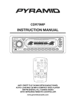 Pyramid CDR79MP Instruction Manual preview