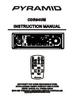 Предварительный просмотр 1 страницы Pyramid CDR94UM Instruction Manual