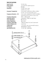 Предварительный просмотр 12 страницы Pyramid CR-74G Owner'S Manual