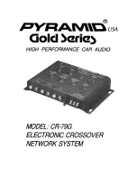 Preview for 1 page of Pyramid CR-79G User Manual